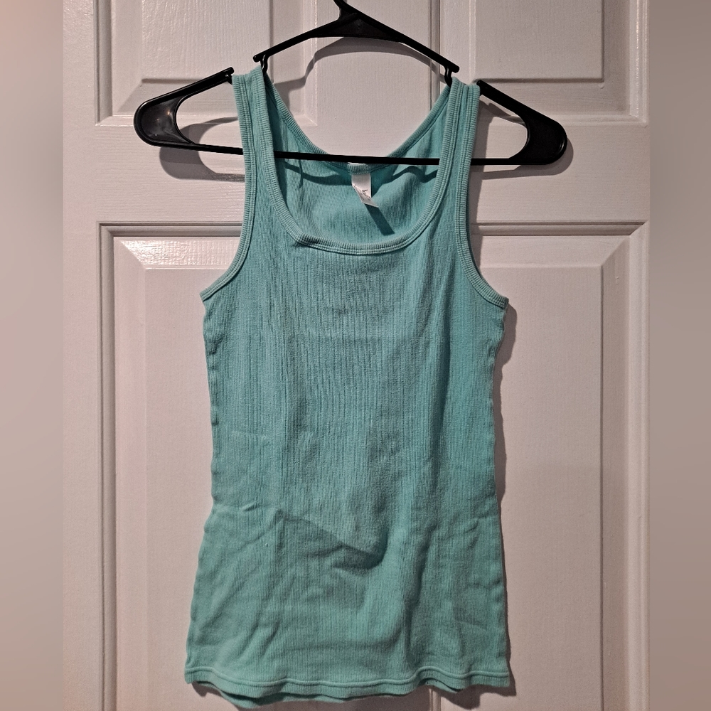 Teal tank top